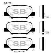 Sangsin brake SP1731