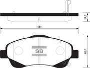 Sangsin brake SP1576