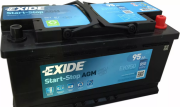 EXIDE EK950 Батарея аккумуляторная 95А/ч 850А обратная полярн. стандартные (Европа) клеммы